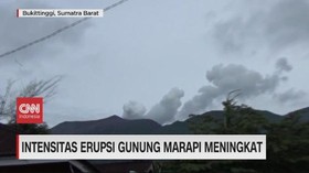 VIDEO: Intensitas Erupsi Gunung Marapi Semakin Meningkat