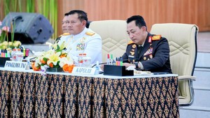 Polri-TNI Gelar Rapat di Hotel Sultan, Bahas Pengamanan Pemilu