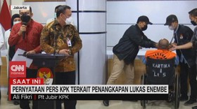 VIDEO: Pernyataan Pers KPK Terkait Penangkapan Lukas Enembe