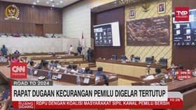 VIDEO: Rapat Dugaan Kecurangan Pemilu Digelar Tertutup