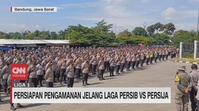 VIDEO: Persiapan Pengamanan Jelang Laga Persib vs Persija