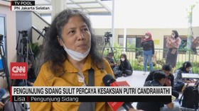 VIDEO: Pengunjung Sidang Sulit Percaya Kesaksian Putri Candrawathi
