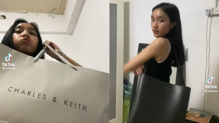 Viral di TikTok, Perempuan Ini Kena Hate Comment Gegara Unboxing Tas C&K
