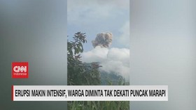 VIDEO: Erupsi Makin Intensif, Warga Diminta Tak Dekati Puncak Marapi