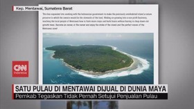 VIDEO: Satu Pulau di Mentawai Dijual di Dunia Maya