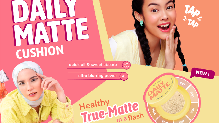 Rahasia Makeup Natural dan Flawless, Yuk Coba Emina Daily Matte Cushion! Rahasia Makeup Natural dan Flawless, Yuk Coba Emina Daily Matte Cushion!