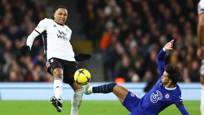 Chelsea takluk dari Fulham yang diwarnai kartu merah Joao Felix dalam laga lanjutan Liga Inggris, Jumat (13/1) dini hari WIB.