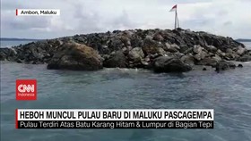 VIDEO: Heboh Muncul Pulau Baru di Maluku Pascagempa