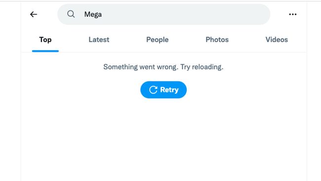 Kata kunci 'Mega' hilang dari Twitter. Tak ada hasil pencarian yang muncul jika mengetikan kata itu di kolom pencari. Apa yang terjadi?