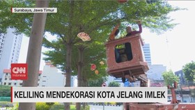 VIDEO: Keliling Mendekorasi Kota Jelang Imlek