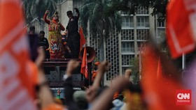 Demo Buruh di Bekasi Bubar, Jalan Kembali Dibuka
