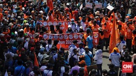 KSPSI: 50 Ribu Massa Buruh Turun Peringati May Day di Istora Senayan