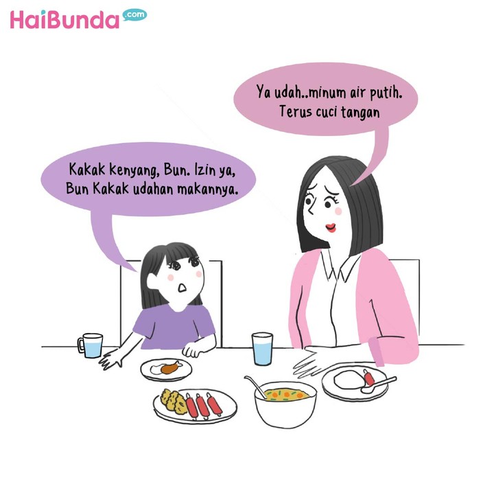 Komik Yang Susah Makan Si Kakak Yang Stres Si Bunda