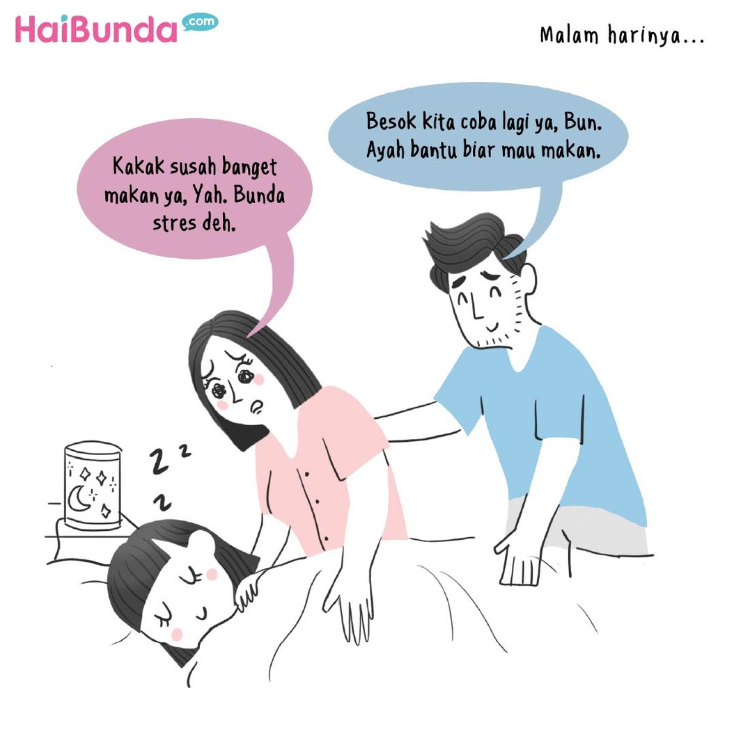 Komik Yang Susah Makan Si Kakak Yang Stres Si Bunda