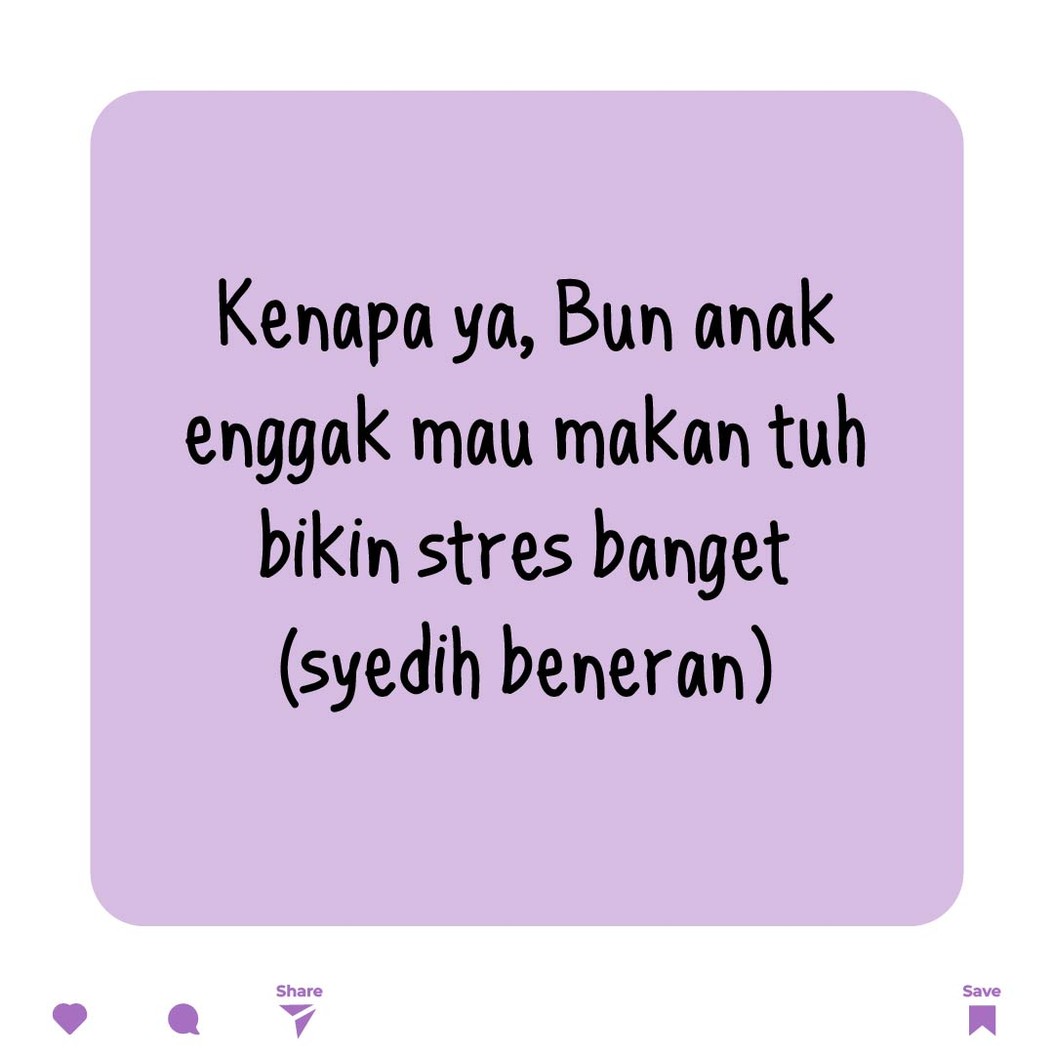 Komik Yang Susah Makan Si Kakak Yang Stres Si Bunda