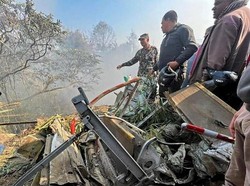 Korban Pesawat Jatuh Jadi 67 Orang, PM Nepal Gelar Rapat Kabinet