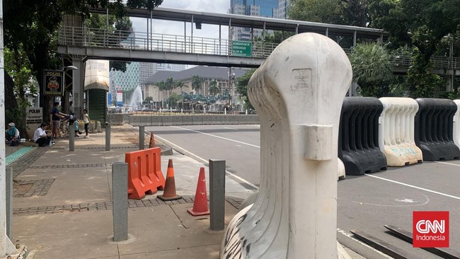 Polri menyiapkan rekayasa lalu lintas di sejumlah ruas jalan utama Jakarta pada Minggu (17/8), peringatan HUT ke-80 RI.