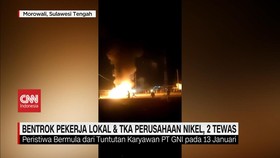VIDEO: Bentrok Pekerja di PT GNI, Dua Orang Meninggal