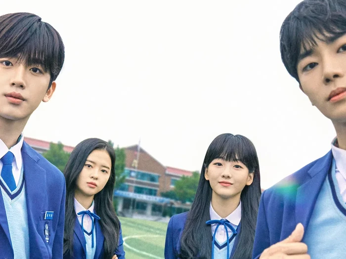 Ilustrasi murid sekolah di Korea Selatan