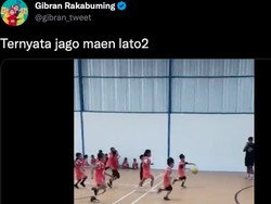 Gibran Unggah Video Jan Ethes Main Basket: Ternyata Jago Maen Lato2