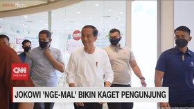 VIDEO: Jokowi 'Nge-Mal' Bikin Kaget Pengunjung