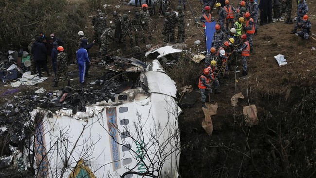 Pihak berwenang Nepal akan mengirimkan perekam data penerbangan dari kotak hitam pesawat Yeti Airlines ke Prancis.