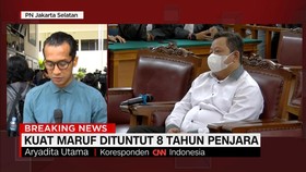 VIDEO: Kuat Maruf Dituntut 8 Tahun Penjara