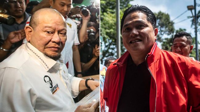 Voter Sorot 'Big Match' Erick Thohir dan La Nyalla