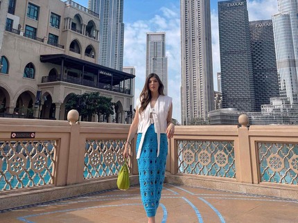 7 Potret Babymoon Mikaila Patritz di Dubai, Masih Terlihat Langsing Bun