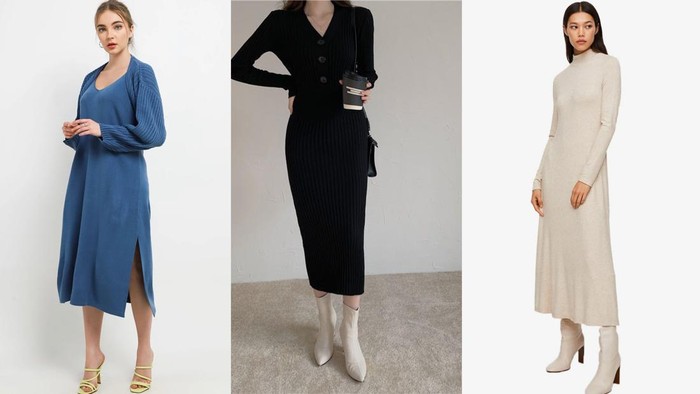 BeauPicks: Diprediksi Jadi Tren, Ini 6 Rekomendasi Sweater Dress yang Nyaman dan Stylish
