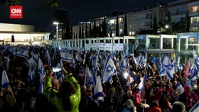 VIDEO: 80 Ribu Pengunjuk Rasa Tolak Reformasi Peradilan Di Israel