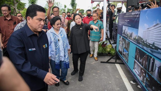 Merespons keluhan para ibu atas harga bahan baku, Puan Maharani mendorong pemerintah setempat untuk melakukan operasi pasar.