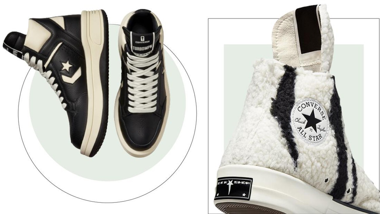 Rick Owens Explores Textures in New Converse Collaboration