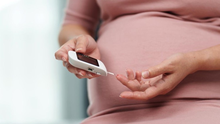 Ilustrasi ibu hamil alami diabetes gestasional