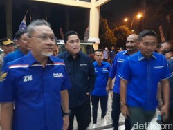 Hadiri Acara PAN di Medan, Erick Thohir Semobil dengan Zulhas