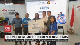 VIDEO: Indonesia Gelar Turnamen Tenis ITF M15