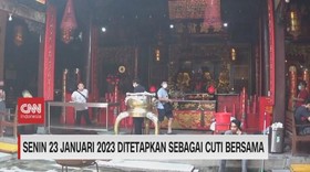 VIDEO: Senin 23 Januari 2023 Ditetapkan Sebagai Cuti Bersama