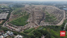 FOTO: 7.500 Ton Sampah Jakarta Dibuang ke TPST Bantargebang Tiap Hari