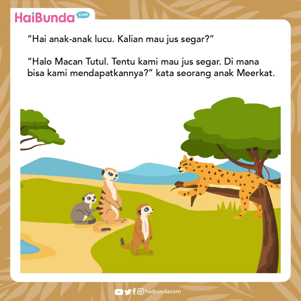 Cerita Fabel Awas, Macan Tutul Pura-pura Baik
