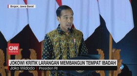 VIDEO: Jokowi Kritik Larangan Membangun Tempat Ibadah