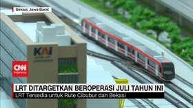 VIDEO: Kereta Otomatis LRT Targetkan Beroperasi Juli