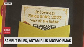 VIDEO: Sambut Imlek, Antam Rilis Angpao Emas
