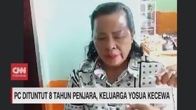 VIDEO: PC Dituntut 8 Tahun Penjara, Keluarga Yosua Kecewa
