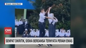 VIDEO: Sempat Dikritik, Siswa Berdansa Ternyata Peraih Emas