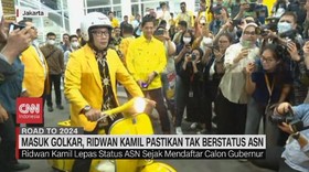 VIDEO: Ridwan Kamil Masuk Partai Golkar, Pastikan Tak Berstatus ASN