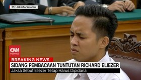 VIDEO: Richard Eliezer Menangis Dituntut 12 Tahun Penjara