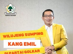 Unggahan Serba-kuning Jelang Pengumuman Ridwan Kamil Gabung Golkar
