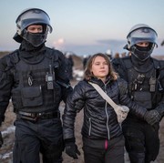 Terlihat Santai, Aktivis Iklim Greta Thunberg Ditahan Polisi Usai Protes Soal Perluasan Area Tambang di Jerman