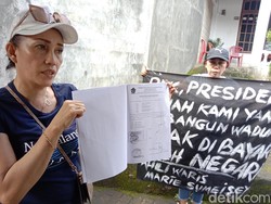 Warga Demo Tuntut Ganti Rugi Lahan Rp 6,4 M Proyek Kuwil saat Kunker Jokowi