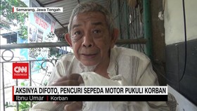 VIDEO: Aksinya Difoto, Pencuri Sepeda Motor Pukuli Korban